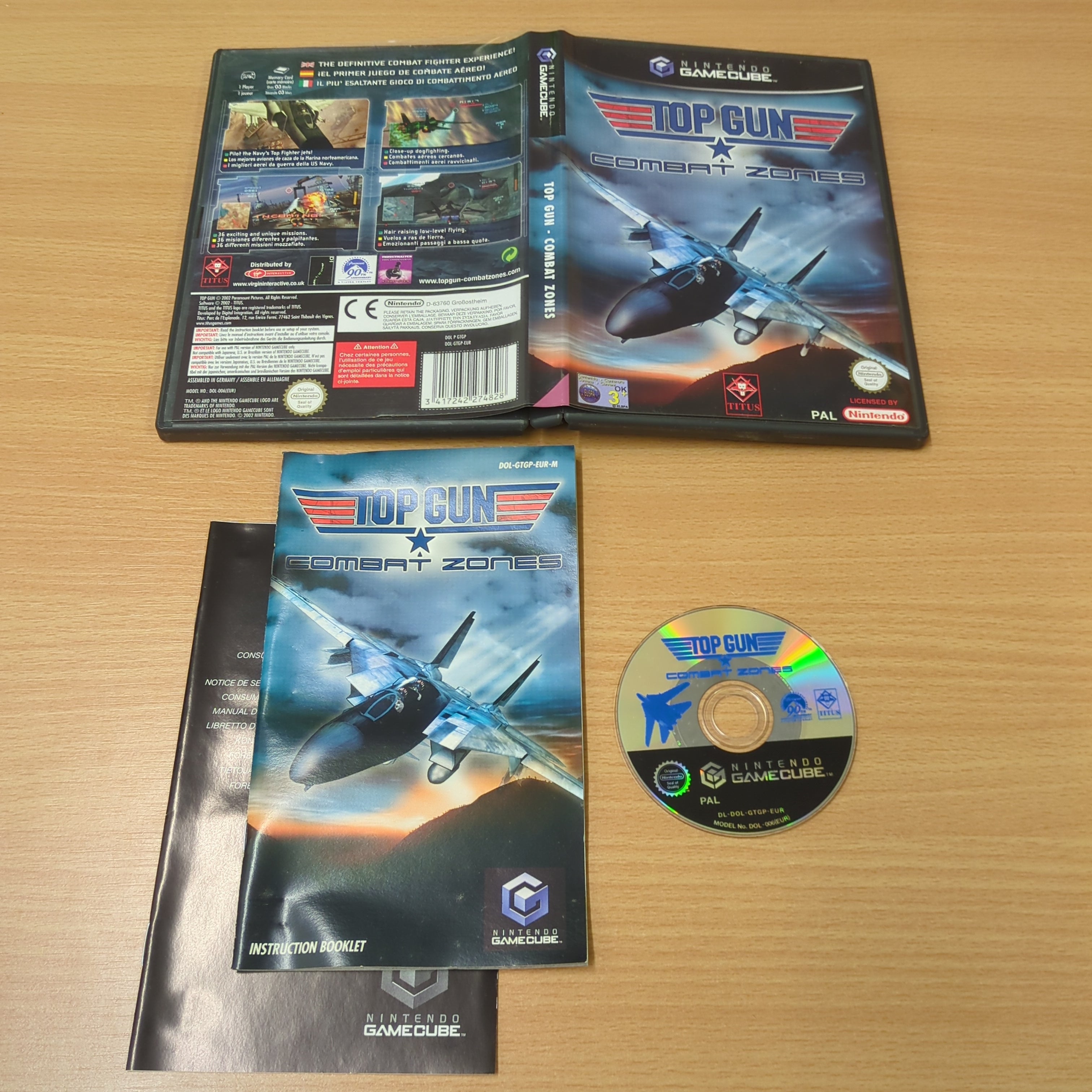 Top Gun Combat Zones Nintendo GameCube game Top Gun Combat Zones Nintendo GameCube game